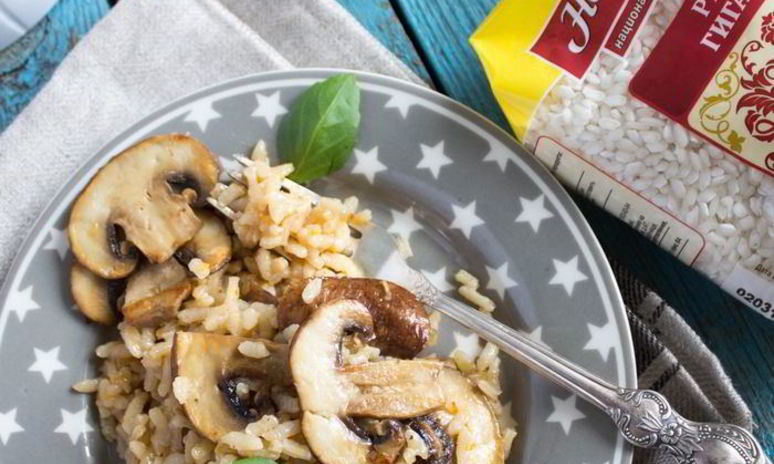 Рецепт ризотто с грибами