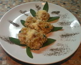 Ризотто с индейкой, грибами и шалфеем