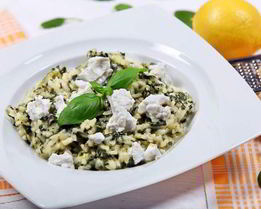 Ризотто с козьим сыром
