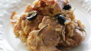 Ризотто с кроликом