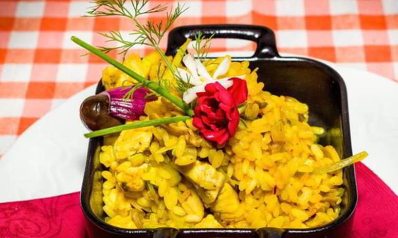 Рецепт ризотто с курицей и карри