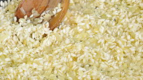 ризотто с лесными грибами