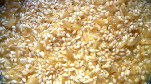 ризотто с лисичками