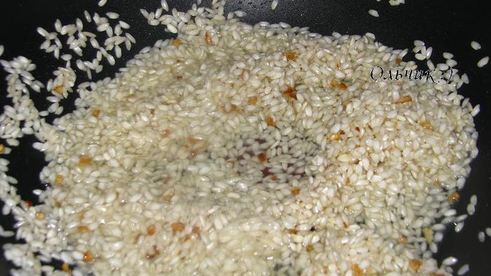 ризотто с мангольдом и сыром