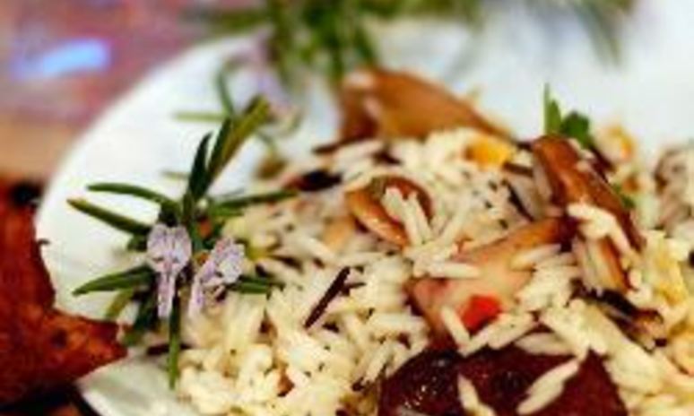 Рецепт ризотто с маслятами