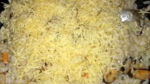 ризотто с мидиями