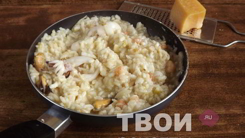 ризотто с морепродуктами