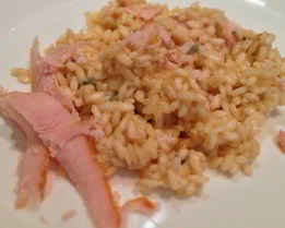 Ризотто с окороком и голубым сыром