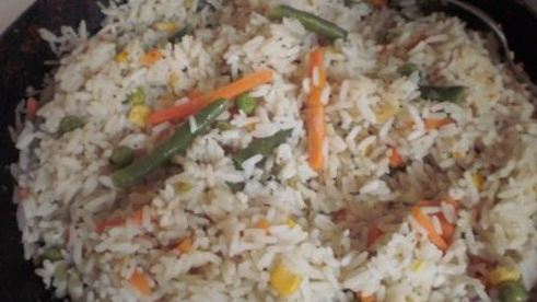 ризотто с овощами