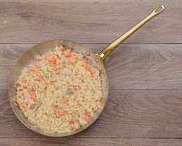 Ризотто с семгой