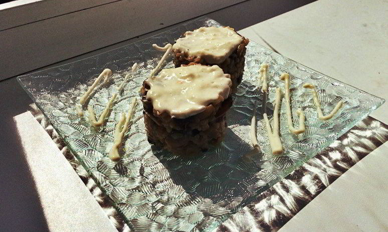 Рецепт ризотто с шампиньонами и сливочным соусом