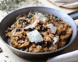 Ризотто с сухими грибами