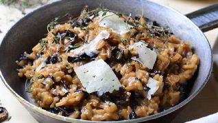 Ризотто с сухими грибами