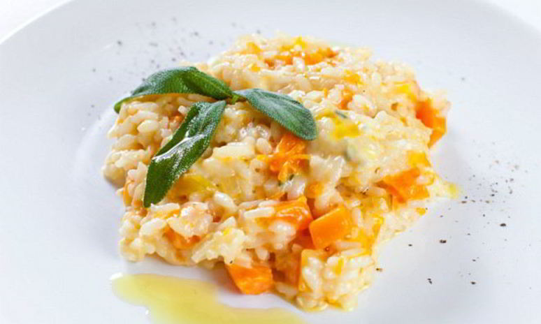 Рецепт ризотто с тыквой и горгонзолой