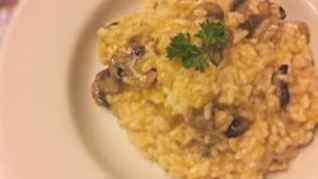 Ризотто с тыквой и грибами