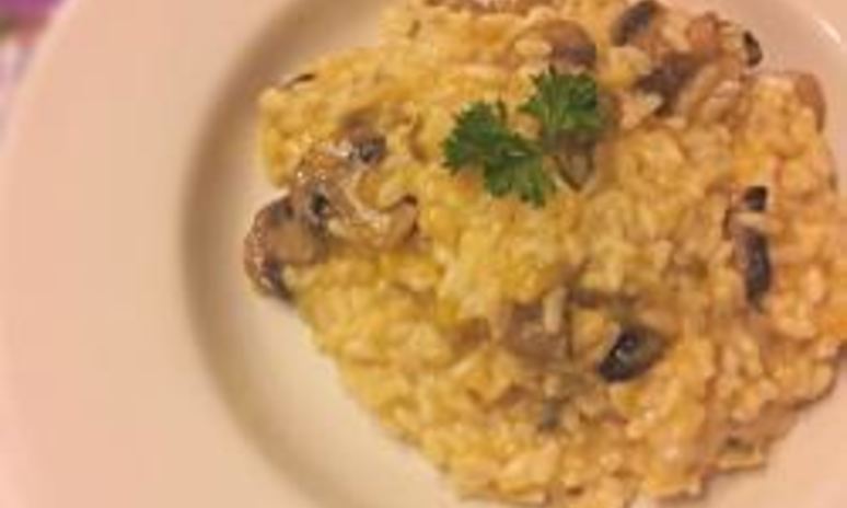 Рецепт ризотто с тыквой и грибами