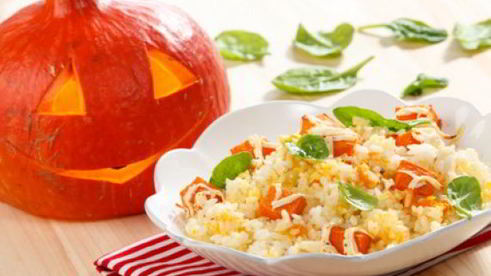 ризотто с тыквой и сыром