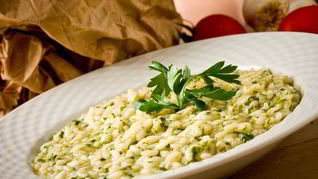 Ризотто со шпинатом