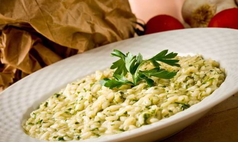 Рецепт ризотто со шпинатом