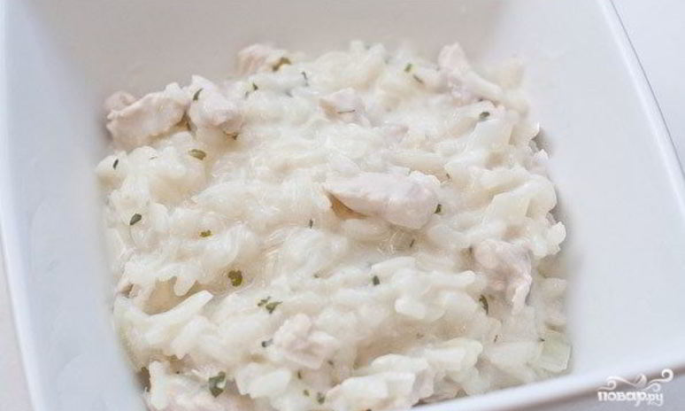 Рецепт ризотто со сливками