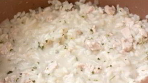 ризотто со сливками