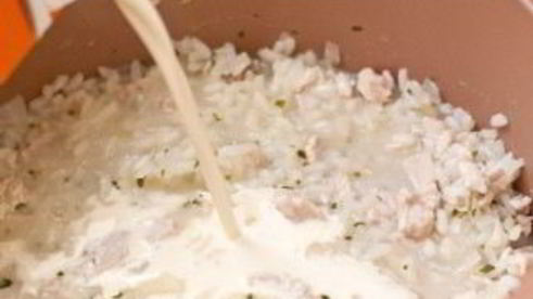 ризотто со сливками