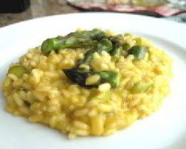 Ризотто со спаржей
