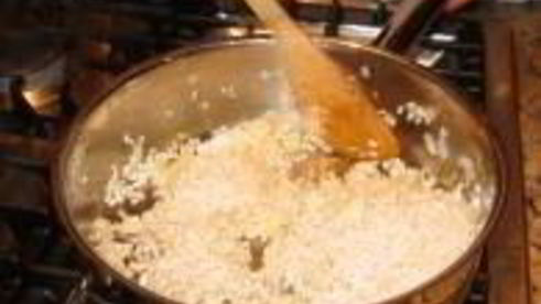 ризотто со спаржей