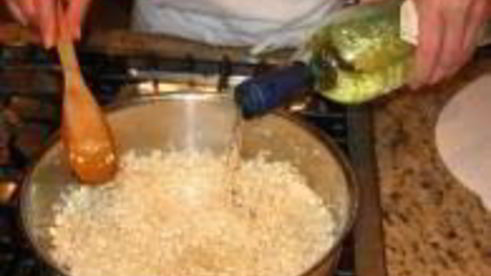 ризотто со спаржей