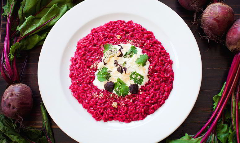 Рецепт ризотто со свеклой