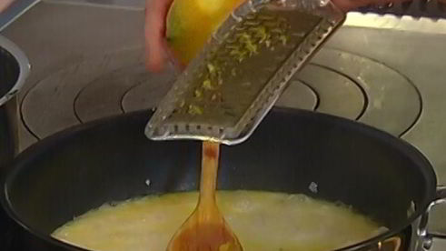 цитрусовое ризотто