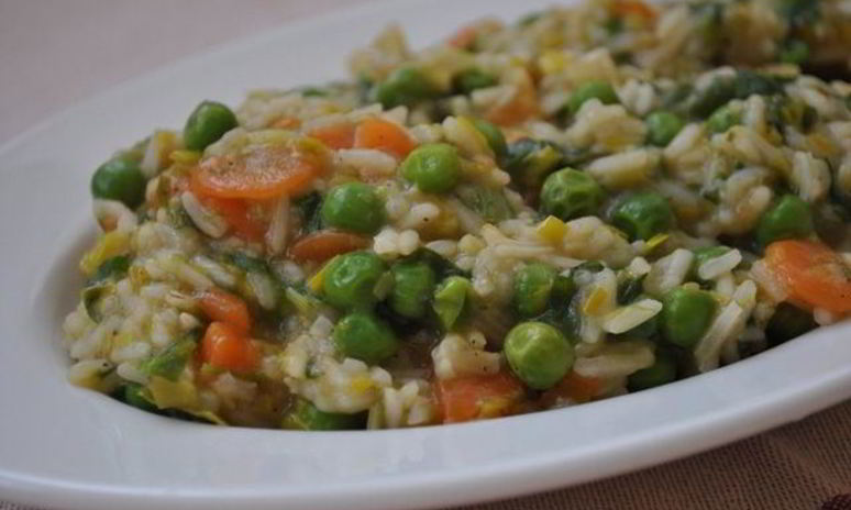Рецепт весенне ризотто