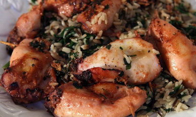 Рецепт фаршированных кальмаров