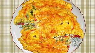 Филе трески в духовке сыром и помидорами