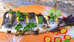 Форель, запеченная в фольге