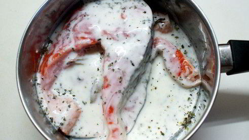 форель запеченная