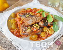 Горбуша на сковородке