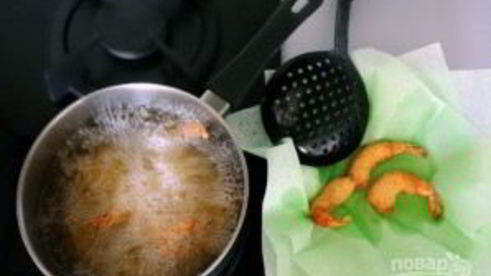 креветки в хрустящей шубке