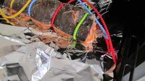 лосось рыбная бандероль