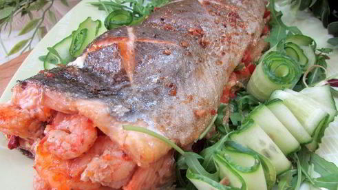 лосось рыбная бандероль