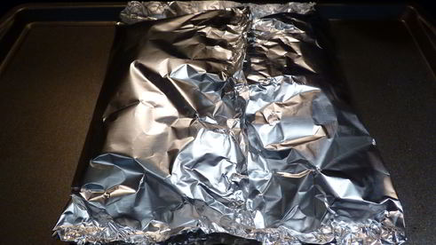 лосось с луком пореем и морковью