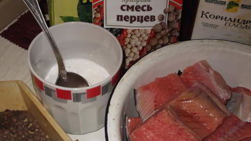 малосольная горбуша