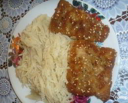 Минтай в панировке