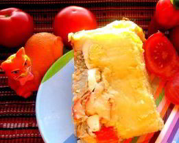 Рыба под соусом бешамель