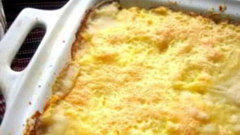 рыба под соусом бешамель