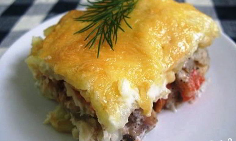 Рецепт рыбы с картофелем, запеченные под майонезом