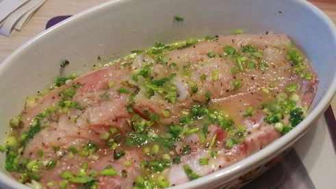 рыба в апельсиновом маринаде