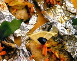 Рыба в фольге