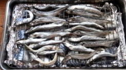 рыба в коптильне