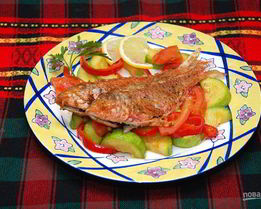 Рыба жаренная по-итальянски